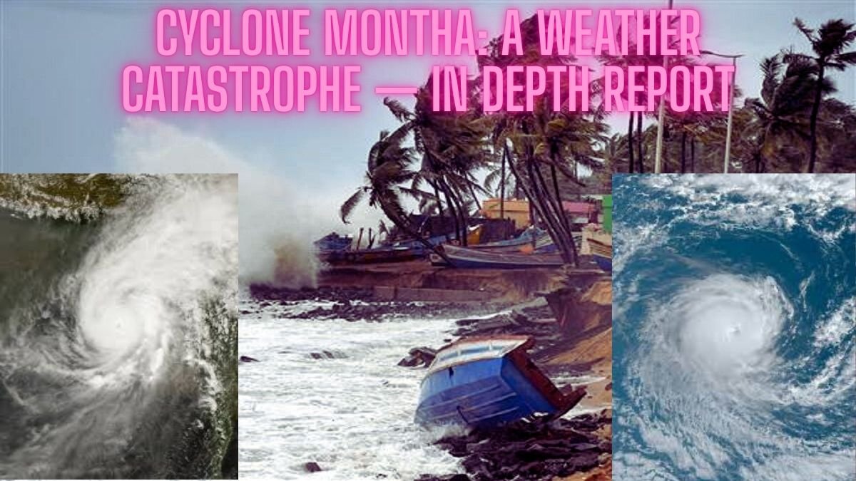 Cyclone Montha: A Weather Catastrophe — In Depth Report